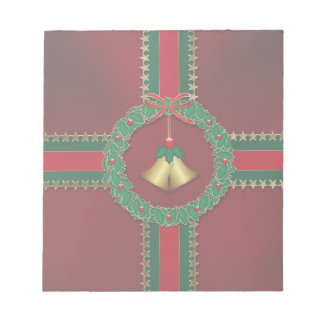 Stars and Stripes Christmas Notepad