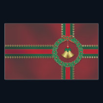 Stars and Stripes Christmas Sticker