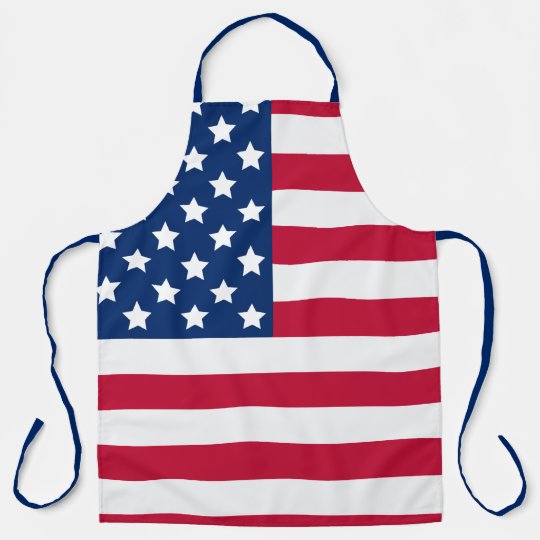 Stars and Stripes Classic USA Flag Apron | Zazzle.com