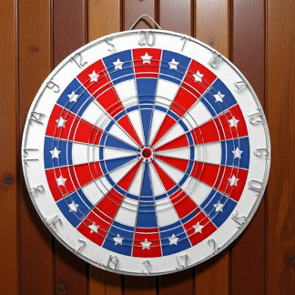 Stars and Stripes Dart Board