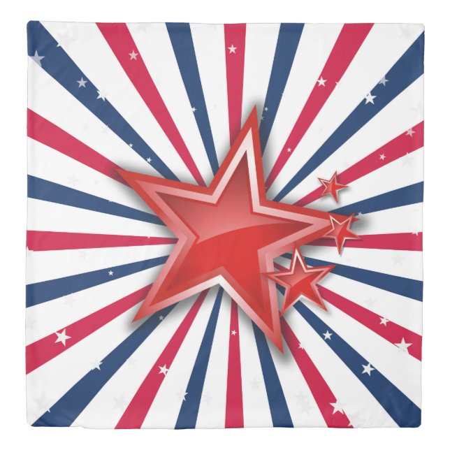 Stars and Stripes Duvet Cover (Front)