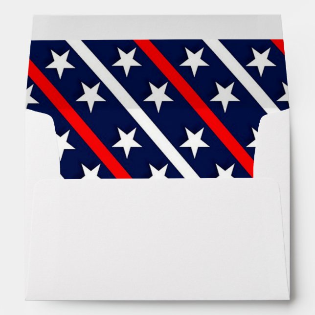 Stars and Stripes Envelope (Back (Bottom))
