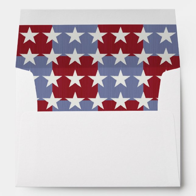Stars and Stripes Envelope (Back (Bottom))