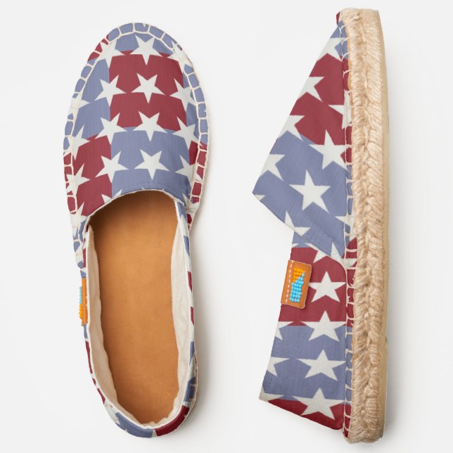 Stars and Stripes Espadrilles (Side)