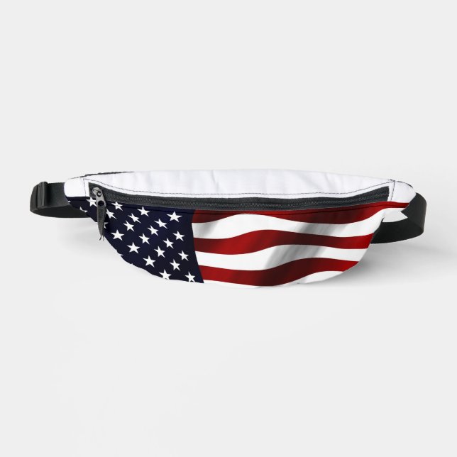 STARS AND STRIPES FLAG FANNY PACK (Front)