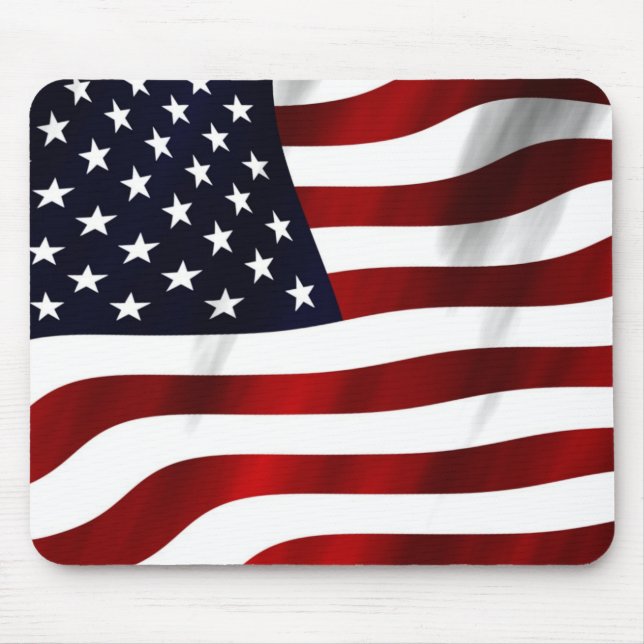 STARS AND STRIPES FLAG MOUSE PAD (Front)