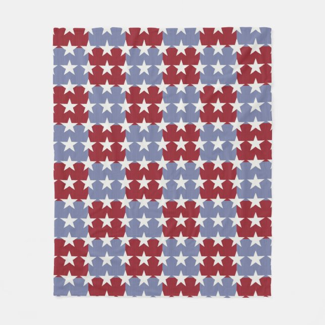 Stars and Stripes Fleece Blanket (Front)