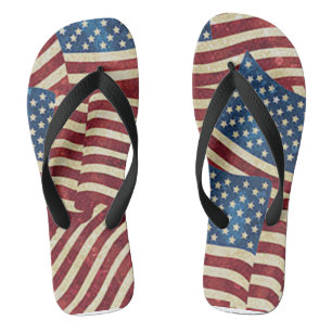 Stars and Stripes Flip Flops