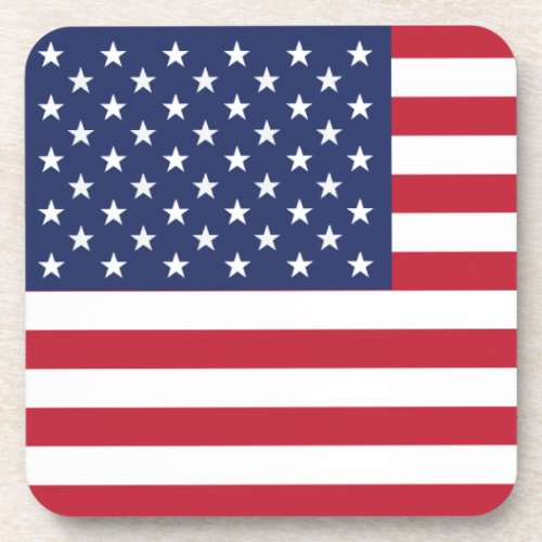 Stars and Stripes Forever Emblematic US Flag Pride Beverage Coaster