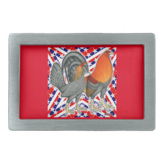 Stars and Stripes Gamefowl Belt Buckle