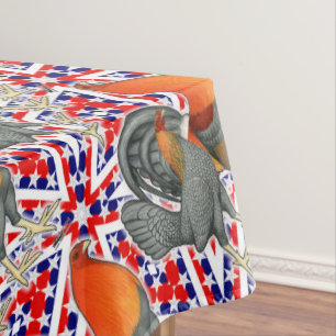 Stars and Stripes Gamefowl Tablecloth