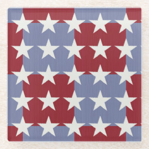 Stars and Stripes Glass Coaster