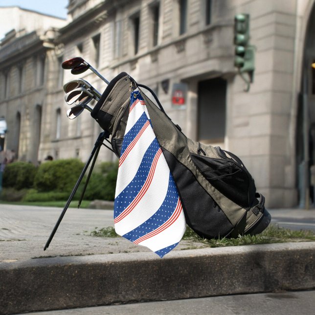 Stars and Stripes Golf Towel (Golf Towel)