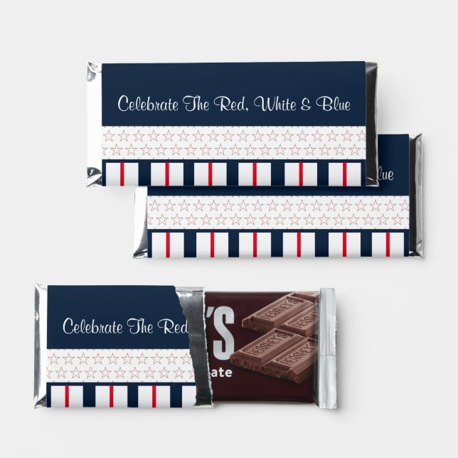 Stars And Stripes Hershey's Chocolate Bars (Front)