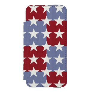 Stars and Stripes Wallet Case For iPhone SE/5/5s
