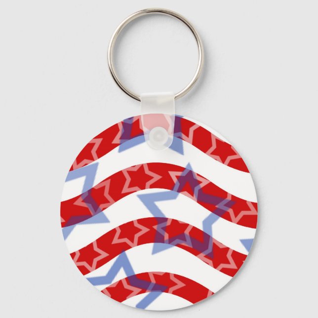 Stars-And-Stripes Keychain (Front)