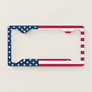 Stars and Stripes License Plate Frame