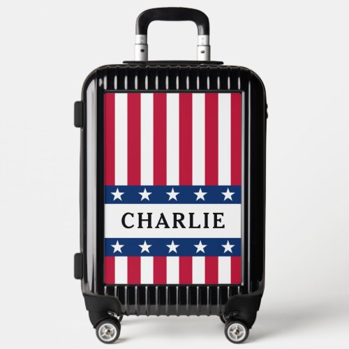 Stars and stripes luggage
