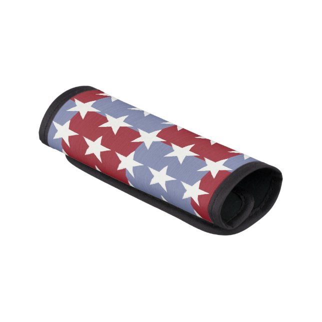 Stars and Stripes Luggage Handle Wrap (Angled)