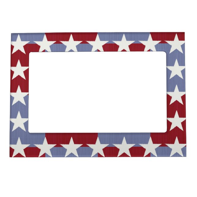 Stars and Stripes Magnetic Photo Frame (Front)