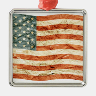 Stars and Stripes Metal Ornament