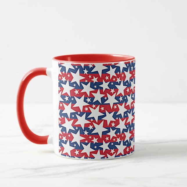Stars and stripes  mug (Left)