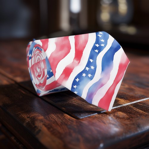 Stars and Stripes Neck Tie