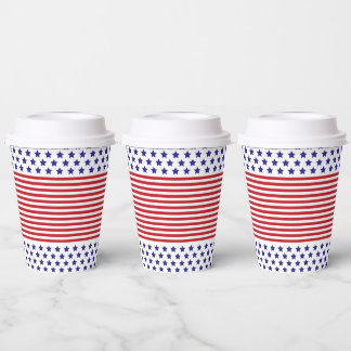 Stars And Stripes Paper Cups