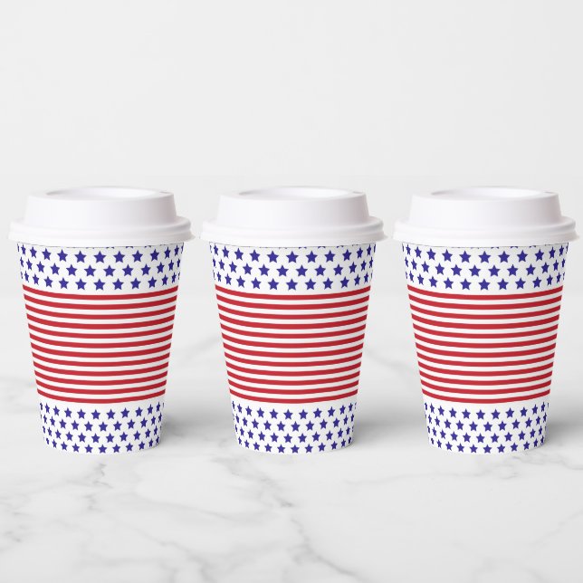Stars And Stripes  Paper Cups (Multi)
