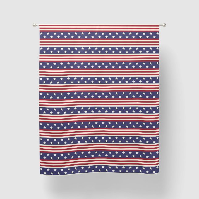 Stars and Stripes Patriotic American Flag USA  Blackout Curtains (Front)