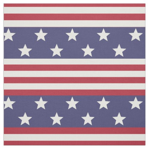 Stars and Stripes Patriotic American Flag USA Fabric