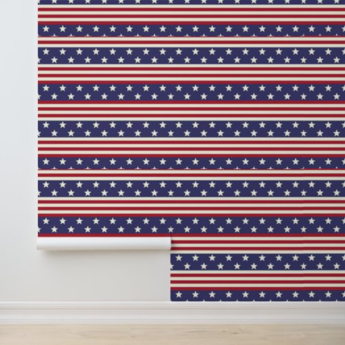 Stars and Stripes Patriotic American Flag USA Wallpaper