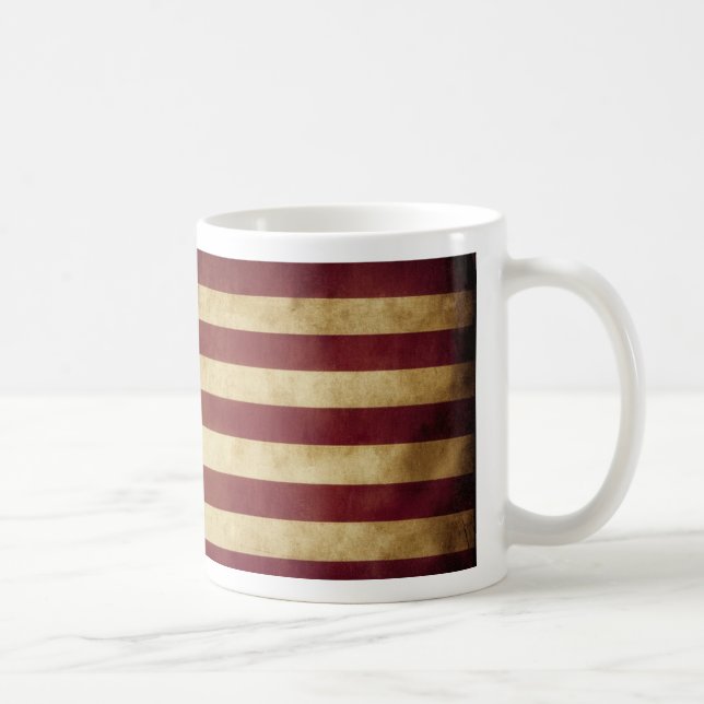 Stars and Stripes Patriotic Gift Mug For Dad Mom (Right)