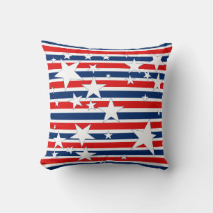 Stars and Stripes Patriotic Pillow