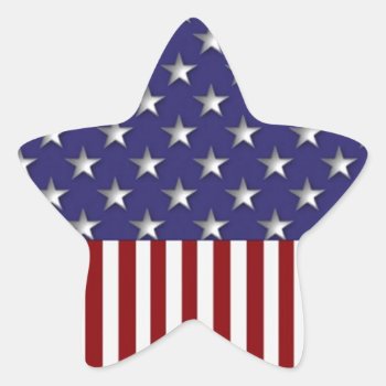 Stars And Stripes Patriotic Sticker by Lasting__Impressions at Zazzle