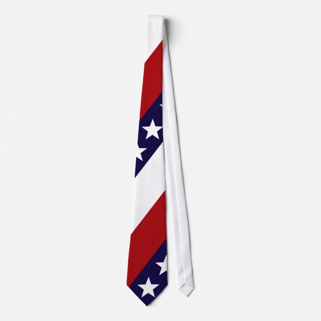Stars and Stripes Patriotic Tie (Front)