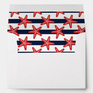 Stars And Stripes Pattern Envelope