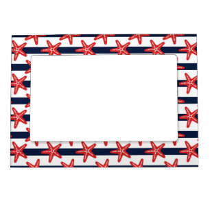 Stars And Stripes Pattern Magnetic Frame