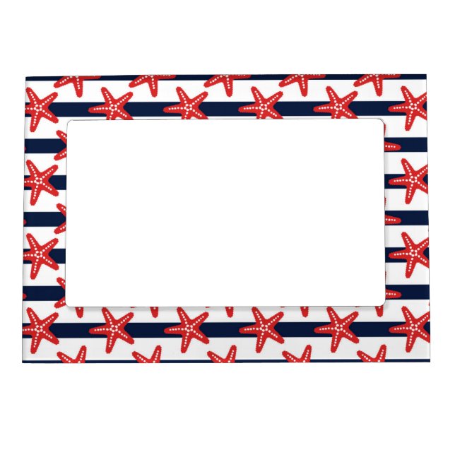 Stars And Stripes Pattern Magnetic Frame (Front)
