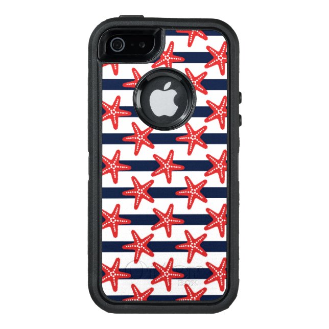 Stars And Stripes Pattern Otterbox iPhone Case (Back)