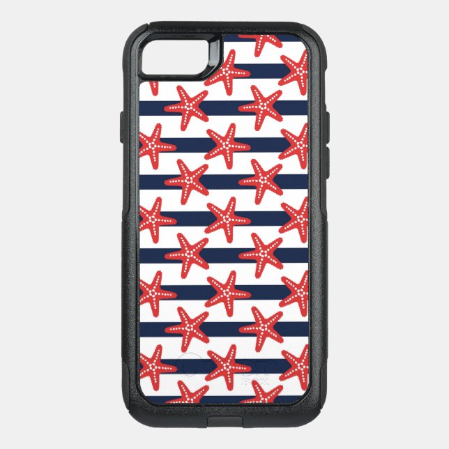 Stars And Stripes Pattern Otterbox iPhone Case (Back)