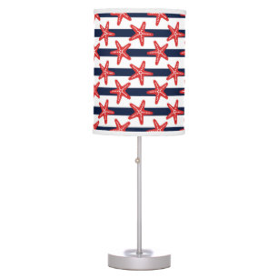 Stars And Stripes Pattern Table Lamp