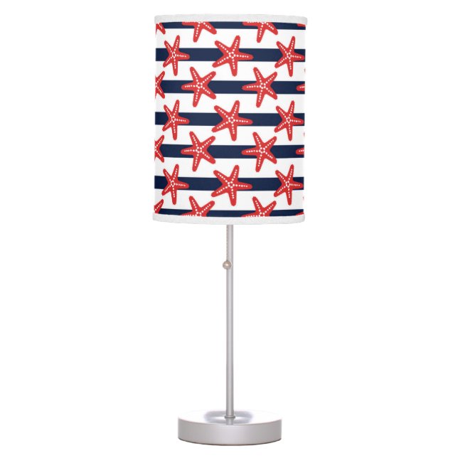 Stars And Stripes Pattern Table Lamp (Front)