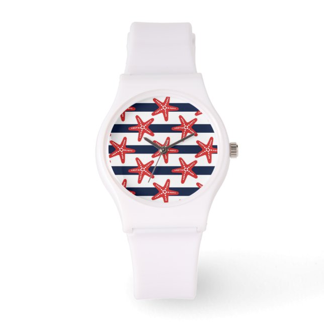 Stars And Stripes Pattern Watch (Front)