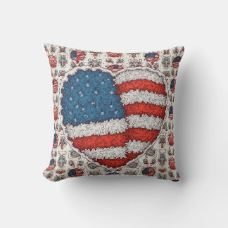 Stars and Stripes Pillow Cushion