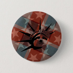 Stars and Stripes Pinback Button