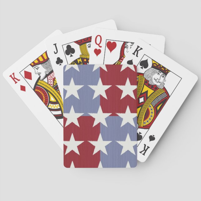 Stars and Stripes Poker Cards (Back)