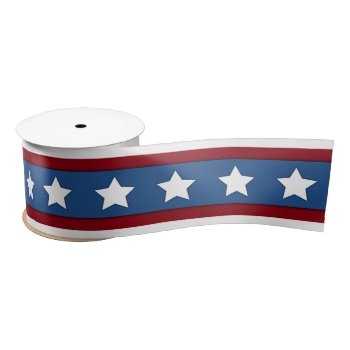 Stars And Stripes Red White Blue Ribbon by shotwellphoto at Zazzle