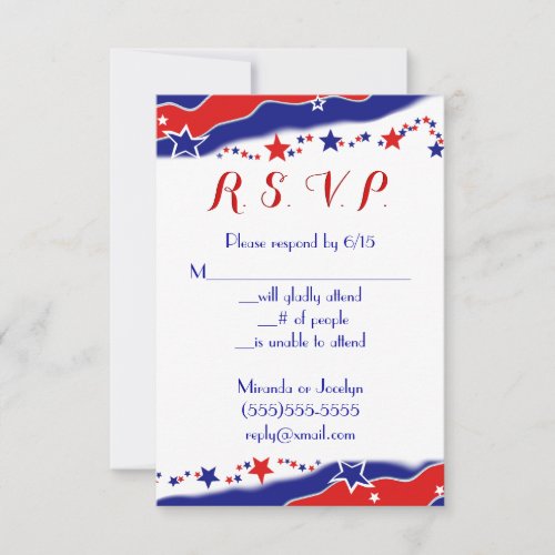 Stars and Stripes RSVP