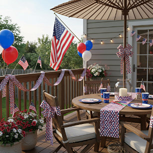 Stars and stripes  satin ribbon